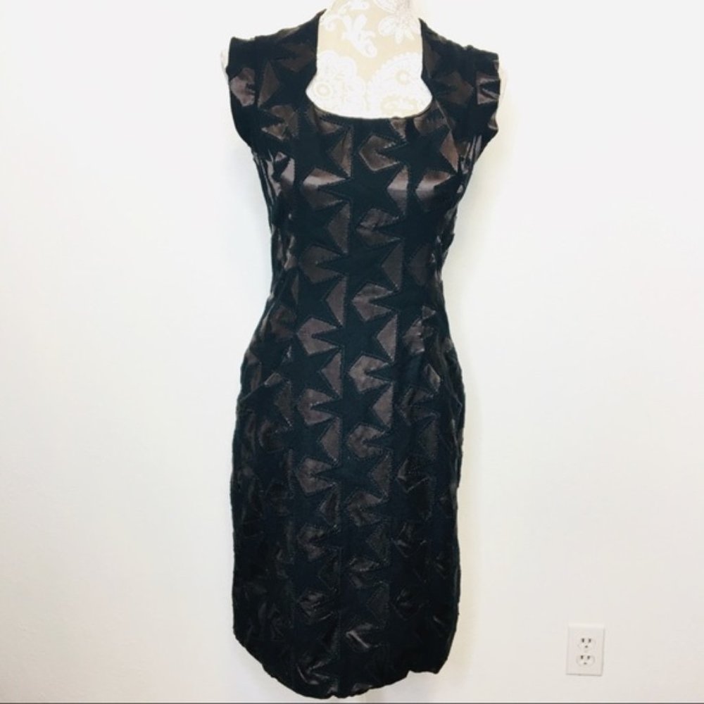 BIYA Johnny Was Sheath Dress Star SMALL d908